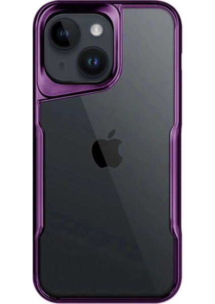 Iphone 15 Kılıf Boyi Silikon Kapak - Derin Mor Svlrs