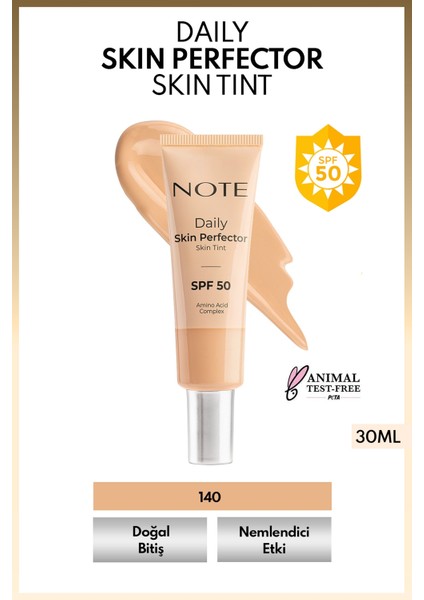 Daily Skin Perfector Skin Tint Spf 50 Ton Eşitleyici Doğal Bitişli Renkli Nemlendirici - 140