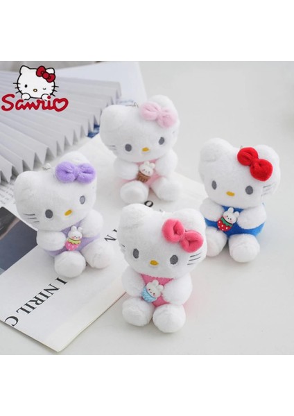 Bir Sanrio Hello Kitty 15 cm Anahtarlık Peluş Kawaii Kediler Peluş Bebek Doldurulmuş Hayvan Oyuncak Süper Sevimli Pembe Yastık Hediyeler Kolye Çocuklar Için (Yurt Dışından) fiyatları