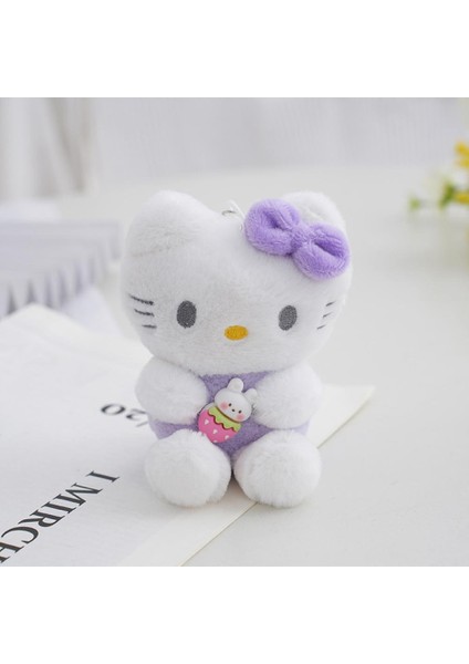 Bir Sanrio Hello Kitty 15 cm Anahtarlık Peluş Kawaii Kediler Peluş Bebek Doldurulmuş Hayvan Oyuncak Süper Sevimli Pembe Yastık Hediyeler Kolye Çocuklar Için (Yurt Dışından) modelleri