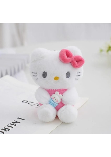 Bir Sanrio Hello Kitty 15 cm Anahtarlık Peluş Kawaii Kediler Peluş Bebek Doldurulmuş Hayvan Oyuncak Süper Sevimli Pembe Yastık Hediyeler Kolye Çocuklar Için (Yurt Dışından) indirimleri