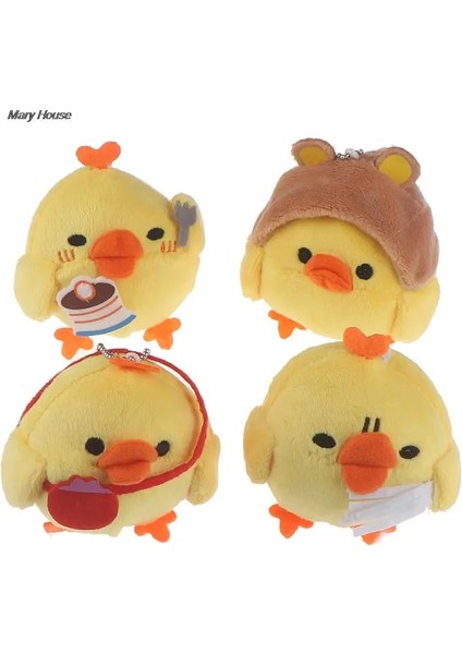 A5 1 Adet Güzel Küçük 7-8 cm Tavuk Peluş Hediye Doldurulmuş Oyuncak Anahtarlık Kolye Oyuncak Buket Peluş (Yurt Dışından) fırsatları