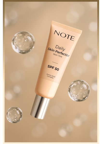 Daily Skin Perfector Skin Tint Spf 50 Ton Eşitleyici Doğal Bitişli Renkli Nemlendirici - 120 fırsatları