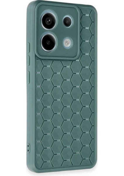 Xiaomi Redmi Note 13 Pro 5g Kılıf Petek Silikon Kapak - Koyu Yeşil Svlrs fiyatları