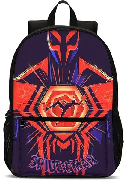 Özel Spide Rman Karikatür Süper Kahraman Tuval Sırt Çantaları Kızlar Erkek Kolej Okulu Seyahat Çantaları Kitap Çantası 15 Inç Dizüstü Dizüstü: 4 (Yurt Dışından)