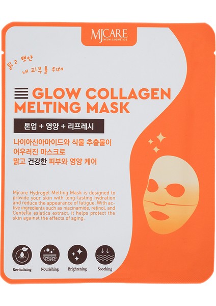Glow Collagen Melting Mask - Hydrojel Şeffaflaşan Eriyen Maske