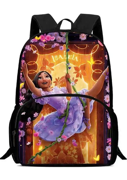 Ön Cepli Çocuk Okulu Sırt Çantası, Erkek Kızlar Için Karikatür Encanto Okul Çantaları, Öğrenci Öğrencileri Için Dalı Çocuklar Sırt Çantası: COLOR001/BOYUT: 15 Inç (Yurt Dışından)