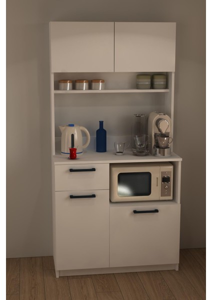 Kahve Köşesi Çok Amaçlı Dolap Mutfak Dolabı WCOFFEE_904K1C