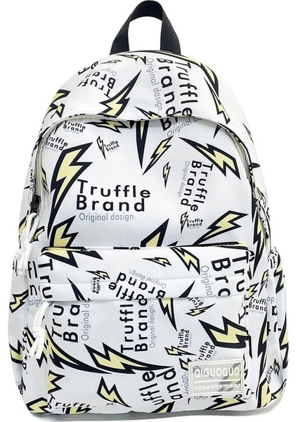 Çanta Su Geçirmez Teenage Bookbag Naylon Rucksack Moda Yüksek Kapasite Sırt Çantası Kadın Omuz Çantası Lisesi Okul Okulu: Sarı (Yurt Dışından)