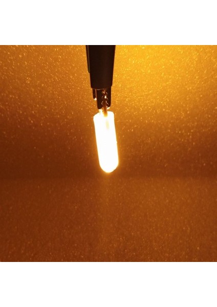 ( 2 x Adet ) 1 Takım Professıonal T10 LED Amber T10 LED Dipsiz Ampul 12 Smd Chıp Seri Amber