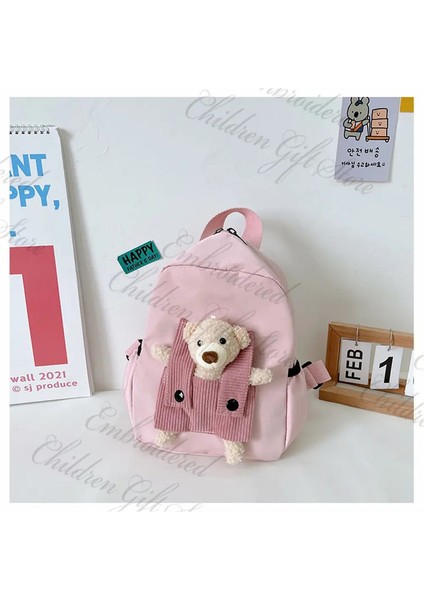 Yeni Çocuklar Karikatür Kişiselleştirilmiş Isim Sırt Çantası Sevimli Bebek Sırt Çantası Özel Işlemeli Isim Anaokulu Kitap Çantası Giden Snackbagscolor: Pink/boyut: Isim Yok (Yurt Dışından)