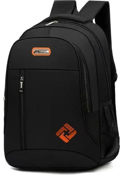 Erkekler Için Sırt Çantası Çok Fonksiyonlu Işletme Defteri Sırt Çantası Su Geçirmez Film Erkekler Sırt Çantası Günlük Çanta Renk: Turuncu (Yurt Dışından)