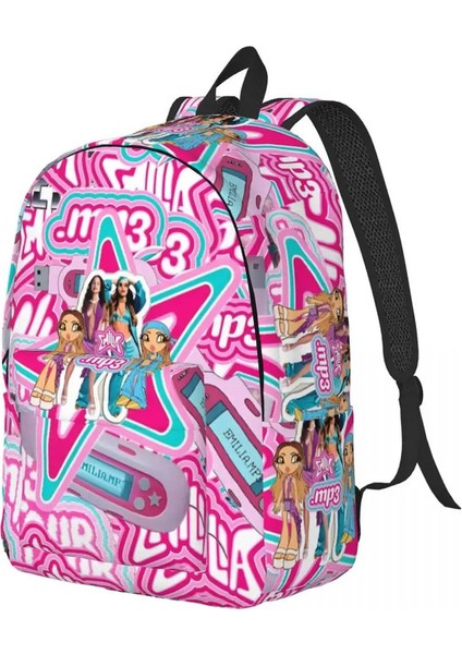 Şarkıcı Emilia Mernes Albüm Mp3 Backpack Erkekler Kadınlar Genç Öğrenci Işletme Day Çeken Dizüstü Dizüstü Bilgisayar Omuz Çantası Spor Renk: 4/boyut: 13 Inç (Yurt Dışından)