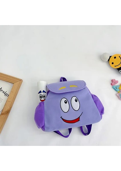 Hy Dora Explorer Sırt Çantası Kurtarma Çantası Haritalı, Anaokulu Öncesi Oyuncaklar Çanta Kızları Okula Geri Dönüş Noel Hediyesi: Küçük (Yurt Dışından)
