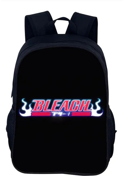 Bleach Sırt Çantası Karikatür Okul Öğrenci Çantaları 40CM/15.7INCH Fermuar Kitap Çantaları Dizüstü Bilgisayar Mochila Çocuk Doğum Günü Hediyesi: 15 (Yurt Dışından)