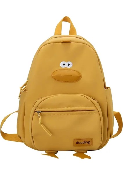 Yeni Çizgi Film Ördek Sırt Çantası Tasarımcısı Sevimli Seyahat Çantası Kız Öğrenci Çok Yönlü Baskı Kızlar Okul Çantası (Yurt Dışından)