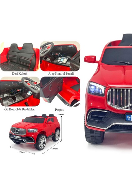 Ayıcı Oyuncak Akülü Uzaktan Kumandalı Araba Voyage Gt 4x2 Deri Koltuklu fırsatları