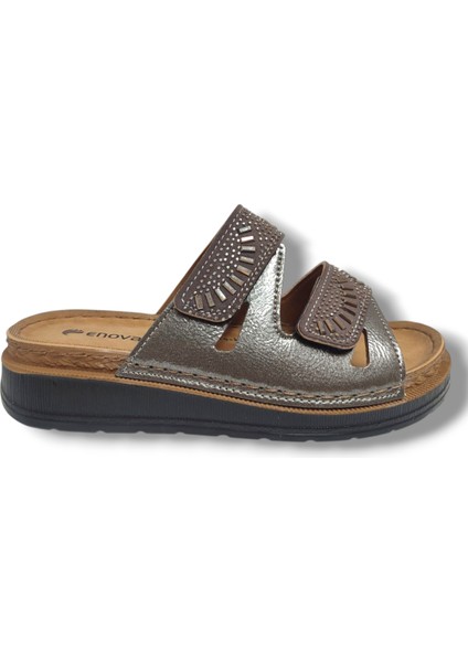 M3-25 Anatomik Taşlı Çift Bant Cırtlı Kadın Terlik fiyatları