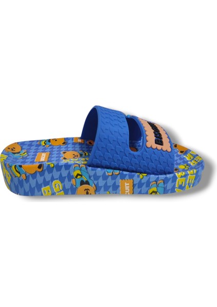 16256-25 Biscuit Ayıcık Figürlü Erkek Çocuk Terlik 25-29 modelleri