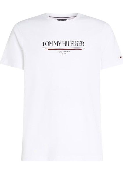 Erkek Brand Love Hilfiger Tee – Beyaz