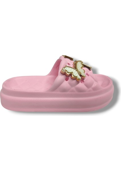 E310-5-25 Eva Kelebek Yıldız Tokalı Kız Çocuk Terlik fiyatları