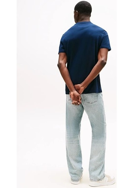 Erkek Signature Logo T-Shirt - Lacivert modelleri