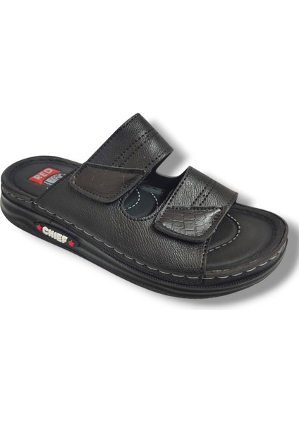 04-25 Anatomik Çift Bant Cırtlıı Erkek Terlik