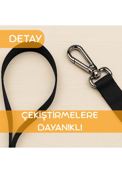 Dayanıklı Köpek Gezdirme Kayışı Metal Tokalı Bütün Tasmalara Uyumlu Evcil Hayvan Tasması Siyah modelleri