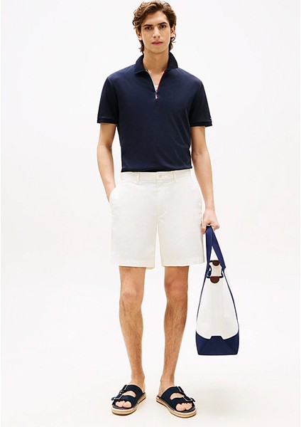 Erkek Interlock Zip Polo - Lacivert fiyatları