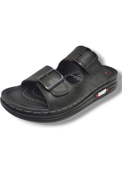 05-25 Anatomik Çift Bant Tokalı Erkek Terlik