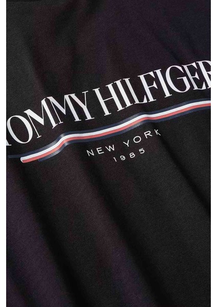 Erkek Th Brand Love Hilfiger Tee – Siyah fiyatları