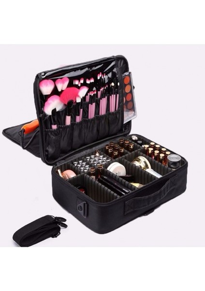 Büyük Kapasiteli Taşınabilir Kadın Stilli Kozmetik Çantası (Yurt Dışından) modelleri