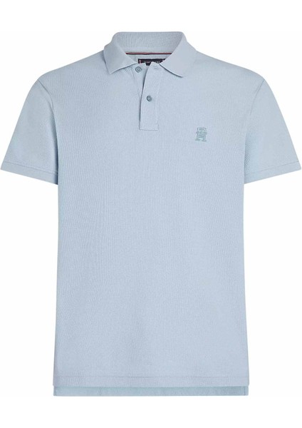 Erkek Regular Fit Polo Yaka T-Shirt - Açık Mavi