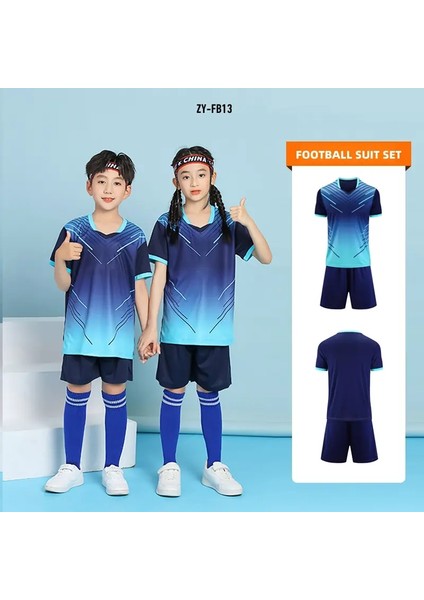 Çocuk Takımı Eğitim Üniformaları Çocuk Basketbol Forması Hızlı Kuruyan Moda Konforlu Erkek Kız Gömlek Spor Giyim Tracksuitcolor: FB14-DOĞRU/ÇOCUK Beden: Boyut 16 (90-100CM) (Yurt Dışından)