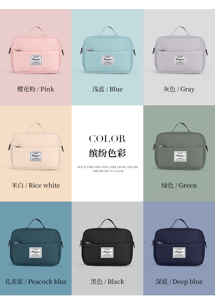 Kadınlar Kozmetik Çantası Taşınabilir Büyük Kapasiteli Siyah (Yurt Dışından) indirimleri