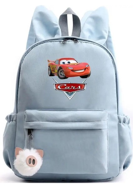 Disney Pixar Arabalar Lightning Mcqueen Sırt Çantası Erkekler Erkekler Genç Çocuk Rucksack Okul Çantaları Seyahat Sırt Çantaları Mochila Renk: 006 (Yurt Dışından)