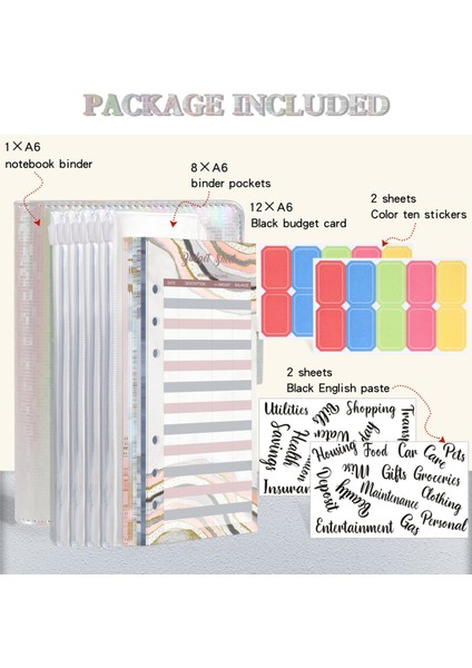 A6 Pu Defter Nakit Bütçe Defteri (Yurt Dışından)