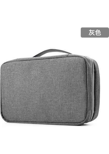 Güç Fabrikası Seyahat Suya Dalı Yıkanabilir Taşınabilir Gri Çanta (Yurt Dışından)