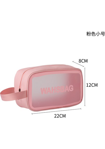 Pembe Suya Dalı Taşınabilir Kozmetik Çantası (Yurt Dışından)