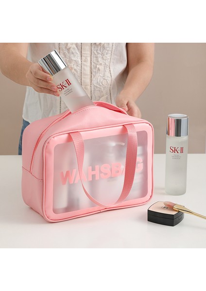 Pembe Suya Dalı Taşınabilir Kozmetik Çantası (Yurt Dışından) fiyatları