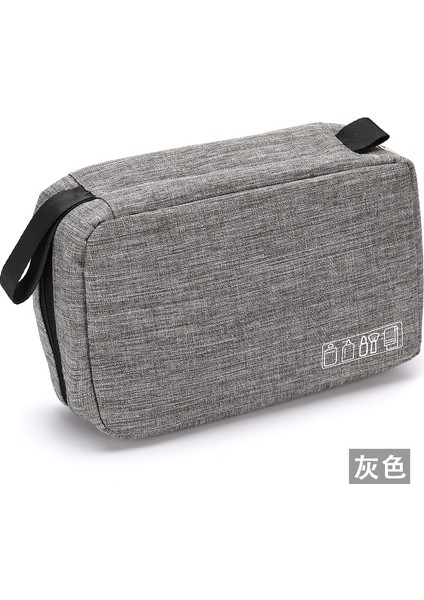 Katyonik Su Geçirmez Tuvalet Çantası Gri (Yurt Dışından)