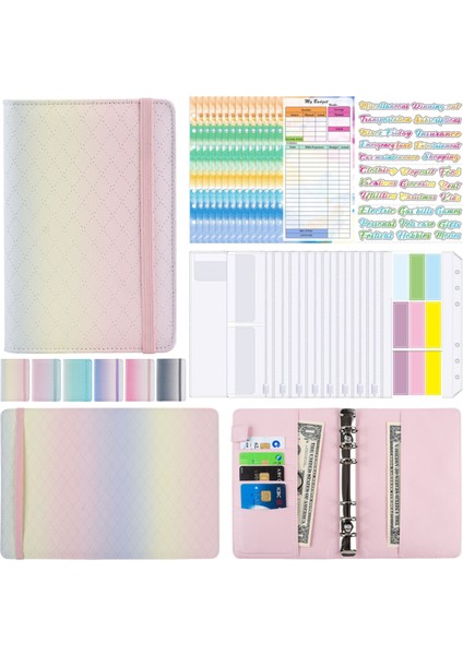 A6 Gradient Makaron Nakit Bütçe Defteri (Yurt Dışından)