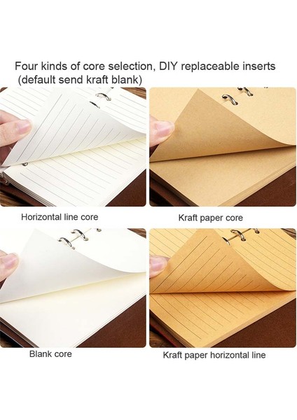 Pu Maple Retro Kayışlar El Kitabı A5 (Yurt Dışından)