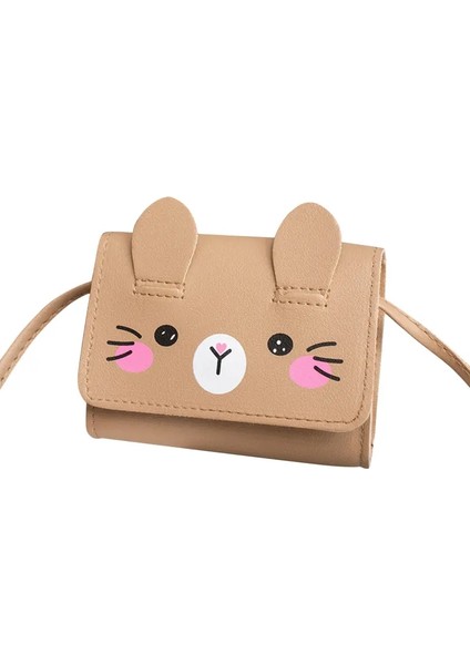 Çocuklar Mini Çanta Sıcak Satış Prenses Kız Bebek Pu Küçük Omuz Crossbody Çantaları Sevimli Çocuk Para Çanta Cüzdanı Renk: Haki (Yurt Dışından)