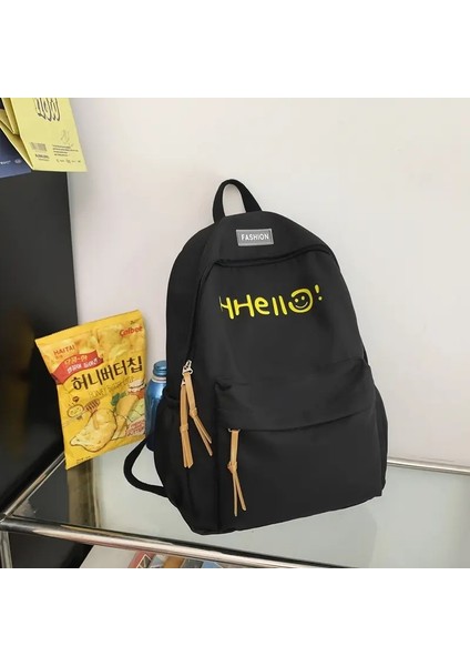 Öğrenciler Okul Çantası Ders Çantası Büyük Kapasiteli Sırt Çantası Su Geçirmez Açık Seyahat Sırt Çantası Tote Hediye Rolor: Pink (Yurt Dışından)