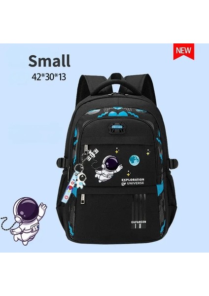 2025 Yeni Çocuklar Sırt Çantası Karikatür Astronot Gençler Okul Çantası Birincil Su Geçirmez Sırt Çantası Erkek Kızlar Ortopedi Mochila Infantilecolor: S-Blue (Yurt Dışından)