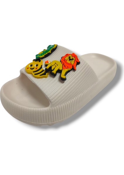 E315-5-25 Eva Aslan Timsah Figürlü Çocuk Terlik