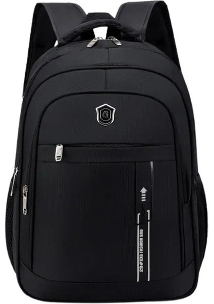 Erkekler Sırt Çantası Büyük Kapasiteli Su Geçirmez Fermuar Kapatması Oxford Bez Seyahat Dizüstü Torbası Sırt Çantası Ofis Malzemeleri Mochilas Рюакиcolor: Beyaz (Yurt Dışından)