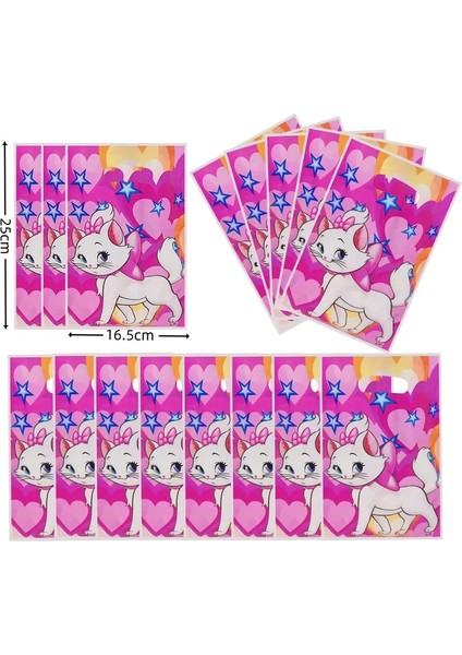 Disney Marie Cat Hediye Çantaları Doğum Günü Partisi Dekor Marie Cat Goodie Bag Cookie Paket Bebek Duş Çocukları Hediyeler Parti Malzemeleri Renk: Stil 1/kapasite: 30 Pcs (Yurt Dışından)