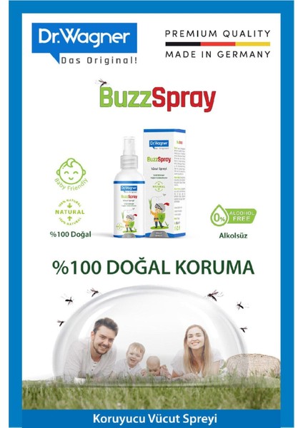 Dr. Wagner Buzzspray Vücut Spreyi 100 ml 2 Adet